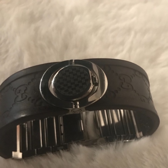 GUCCI Ladies Twirl Brown Bangle Watch main image 8